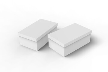 Double of Shoe Box Transparent Background