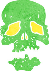 cartoon skull