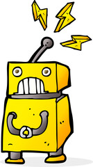 cartoon little robot