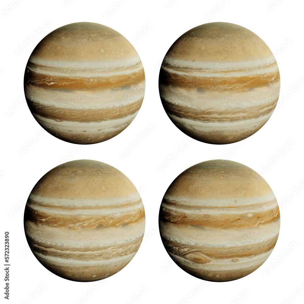 Wall mural 3d rendering planet jupiter solar system universe