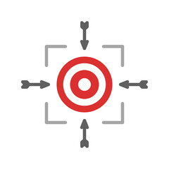 Focus icon. sign for mobile concept and web design. vector illustration