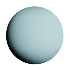 3d rendering planet uranus solar system universe