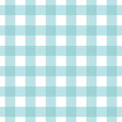 Color Seamless Pastel mint Gingham Check Pattern.Stripes crossed horizontal and vertical lines.Seamless checkered pattern