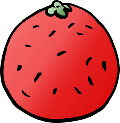 cartoon doodle tomato