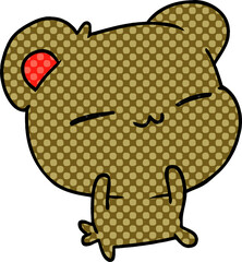 cartoon of a cute bear