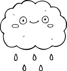 cute cartoon cloud