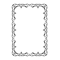 frames in vintage style with elements of ornament, art, pattern, background, texture