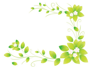 long vines pink flower flora theme frame background vector photo spring © zuzendesign