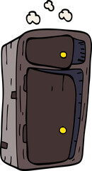 cartoon doodle dusy cabinet