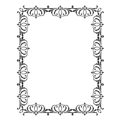 frames in vintage style with elements of ornament, art, pattern, background, texture, Vector illustration eps 10, Art.