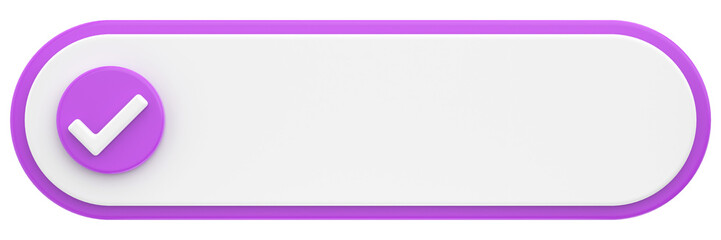 3D checkbox with text area. 3D illustration. © dekzer007