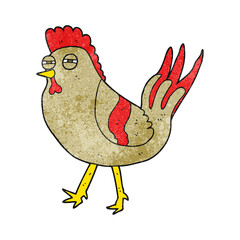 textured cartoon chicken