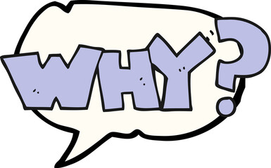 speech bubble cartoon shout WHY?