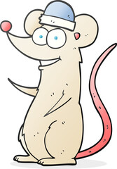 cartoon happy mouse