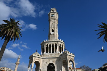 Fototapeta premium history, izmir clock tower. Turkey