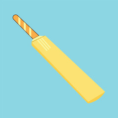 Cricket bat illustration.