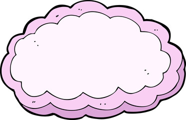 cartoon decorative cloud