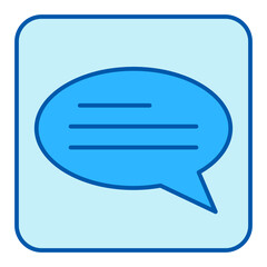 Text message received - icon, illustration on white background, similar style