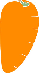 cartoon doodle carrot