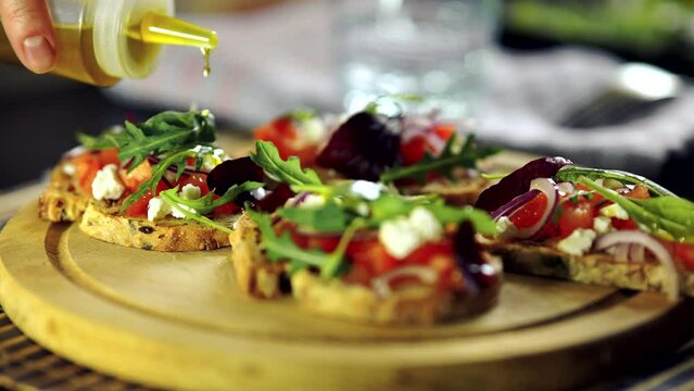 Mediterranean food Spanish tapas . starters on starter	