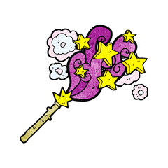 cartoon magic wand