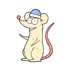 cartoon happy mouse
