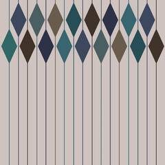 Argyle Tapestry in muted tones - browns/greens