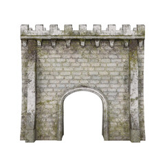3d rendering castle fortress towers props isolated © GRB Renders