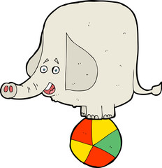 cartoon circus elephant
