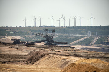 Braunkohletagebau und Windkraft