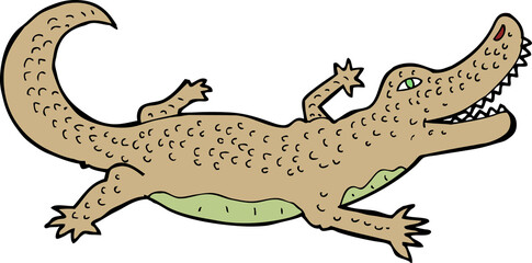 cartoon crocodile