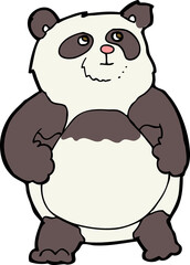 cartoon panda