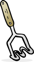 cartoon potato masher