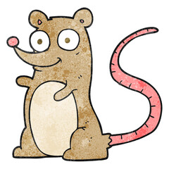 textured cartoon mouse