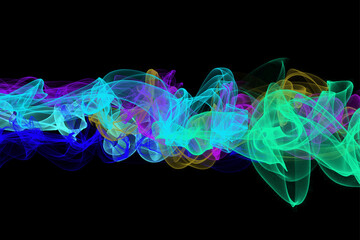 abstract colorful background, colored smoke