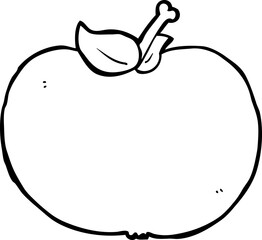 cartoon apple