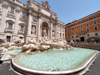 Naklejka premium trevi fountain