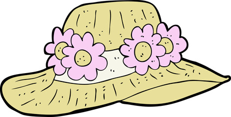 cartoon summer hat