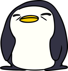 cartoon kawaii of a cute penguin