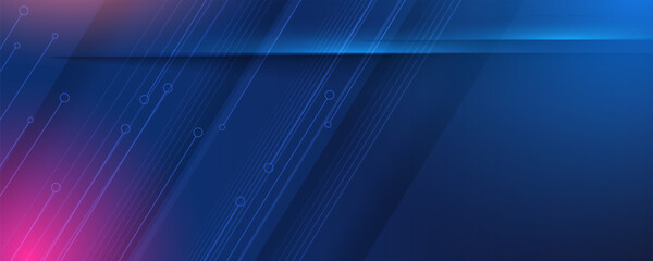 Premium background design with diagonal dark blue line pattern. Vector horizontal template for digital lux business banner