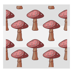 Mushroom Seamless Pattern, Mushroom Pattern, Mushroom Svg, Seamless Pattern Svg, Pattern, Background, Mushroom Vector Illustration, Vector Mushroom Pattern, Pattern Vector, Eps, Clipart