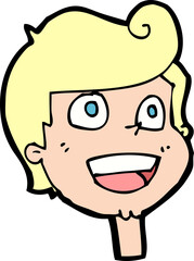 cartoon happy face