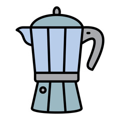 Coffee Maker Filled Line Icon
