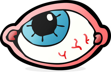 cartoon spooky eye