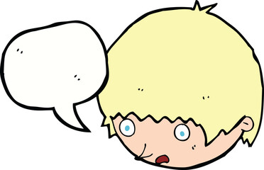 cartoon shocked face with speech bubble