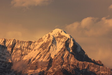 sunrise in the mountains