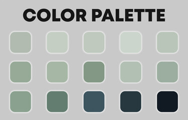 Color palette. Stylish color samples. Vector illustration