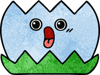 retro grunge texture cartoon water lilly