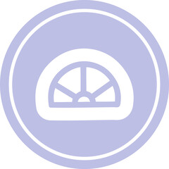 protractor math equipment circular icon