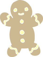 cartoon doodle christmas gingerbread